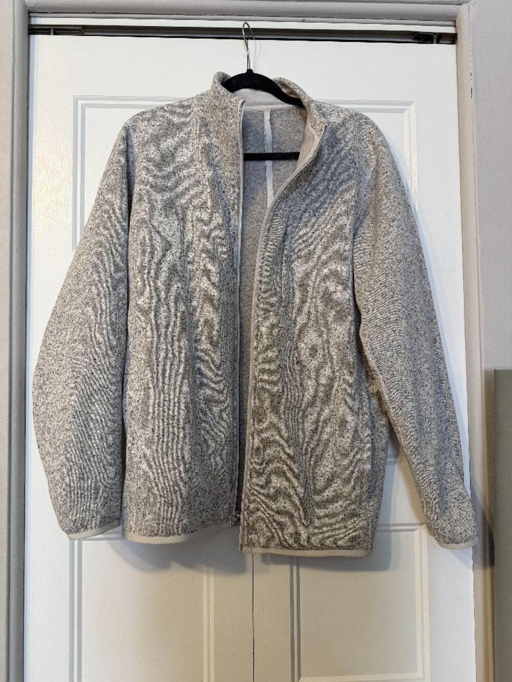 Lululemon Grey Fleece Jacket Size Large